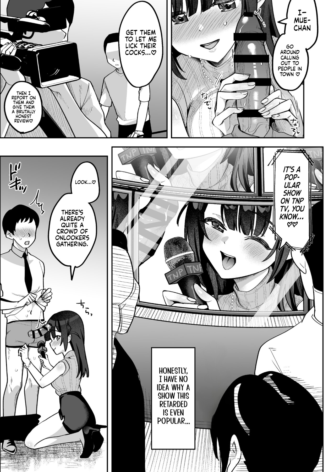 Hentai Manga Comic-Mue-Chan, Penis Gourmet Reporter-Read-6